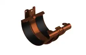 З'єднувач ринви з кронштейном Galeco Stal система 135/90 RAL 8004 Цегляний