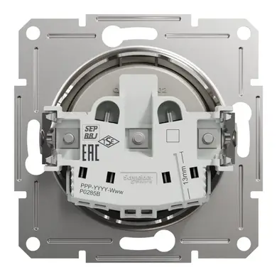 Розетка Schneider Electric 1-я без З/К внутр. "ASFORA" бронза (C1) 