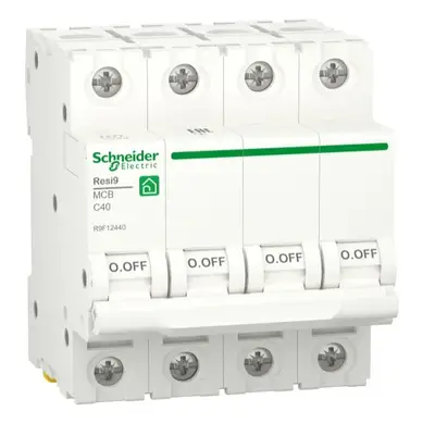 Автоматичний вимикач Schneider Electric 4-п. RESI9 40A C (6kA) (C2)