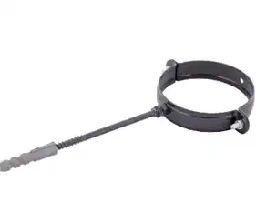 Тримач труби металевий PROFIL система 90/75 L220 RAL 7024 Графіт