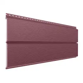 Фасадная панель Tile "Волна" матполиэстер Arcelor Nippon 0,43мм RAL 3005 Красный