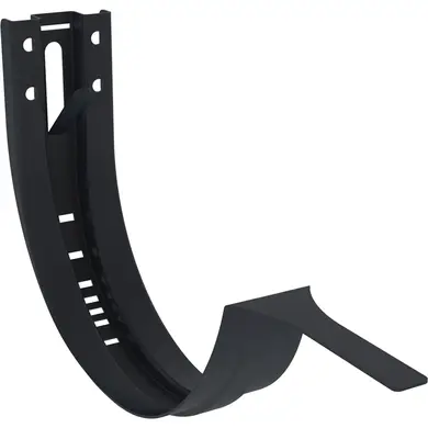 Крюк компактный (кронштейн) на лобовую доску Zambelli Robust система 192/120 RAL 7016 Антрацит