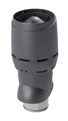 Вентиляційний вихід VILPE 250/ИЗ/700 Flow XL з ковпаком сірий
