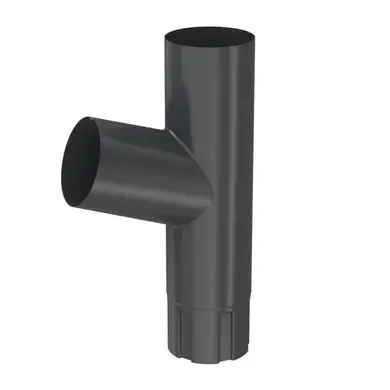 Трійник BRYZA BRYZA STAL система 125/90 Графіт (RAL 7021)