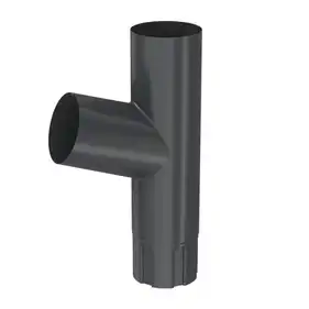 Тройник BRYZA BRYZA STAL система 125/90 Графит (RAL 7021)