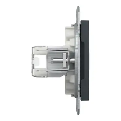 Розетка Schneider Electric комп. RJ-45 внутр. "ASFORA" без рамки антрацит (C1) 