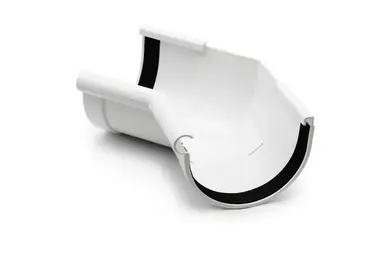 Угол желоба внутренний RainWay система 130/100, 135° RAL 9003 Белый