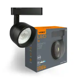 Светильник магнитный трековый Videx LA78B 18W 4000K 48V Black (VL-TRMS-LA78B)