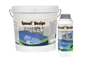 Эпоксидная система для полов NEOTEX Epoxol Design Aluminium Комплект (Α+Β) 13,5 кг