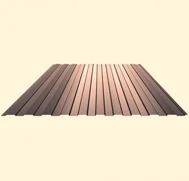Профнастил GOOD ROOF ПС-8 Полиэстер Вьетнам/Індия/Корея, 0,43-0,45 мм RAL 8019 Шоколадний