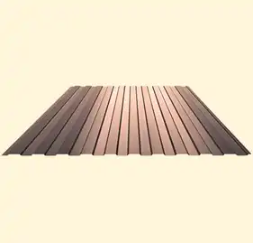 Профнастил GOOD ROOF ПС-8 Полиэстер Вьетнам/Індия/Корея, 0,43-0,45 мм RAL 8019 Шоколадний