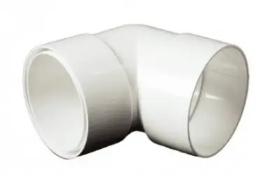 Колено с двумя раструбами ProAqua система 125/90, 67,5° RAL 9010 Белый