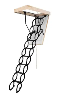 Чердачная лестница ОМАN Flex Termo металлическая ножничная Н290см 110х70см