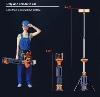 Світлова мачта GENERGY LED TOWER Світлова мачта GENERGY LED TOWER, 12000Лм, 2,3м
