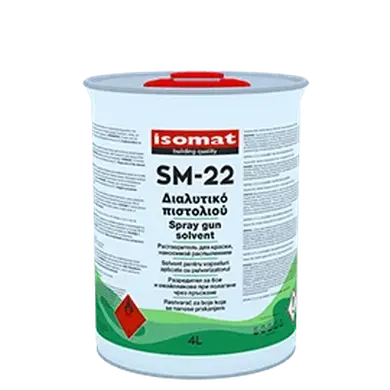 Растворитель для красок Isomat SM-22 4 л, прозрачный
