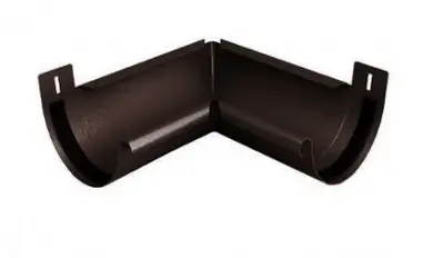 Угол внутренний 90° Flamingo система 125/90 RAL 8017 Коричневый