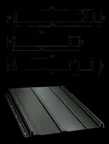 Кликфальц FALZ ROOF STANDART GOOD ROOF Матполиестер 0,50 Украина Zn 100 RAL 7016 Антрацит