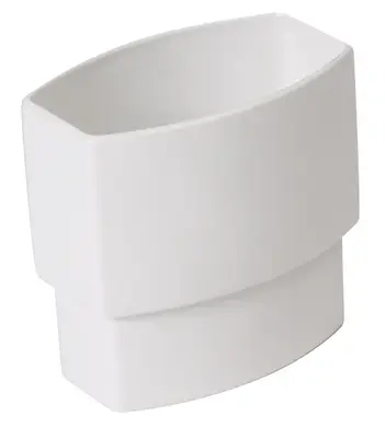 Муфта трубы  Nicoll система 28 Ovation 125/90х56 Белый
