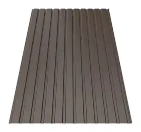 Профнастил Зартмет ПС-10/ПК-10 V мат Dongbu Корея 0.50 mm RAL 8019 Коричневий