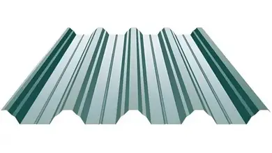 Профнастил GOOD ROOF ПН-57 Матполиэстер Малайзия/Вьетнам/Индия/Корея, 0,38-0,40 мм RAL 6005 Зеленый