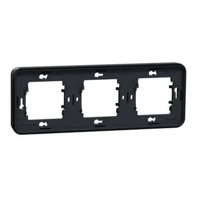 Рамка Schneider Electric 3-х кратная IP55 "MUREVA S" черная (C3) 