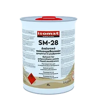 Растворитель для полиуретановых мембран Isomat SM-28 0.75 л, прозрачный