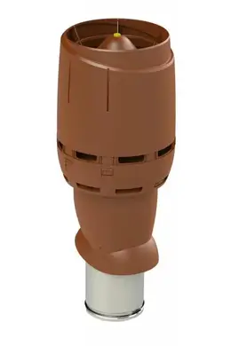 Вентиляційний вихід VILPE 160/ИЗ/700 Flow з ковпаком коричневий