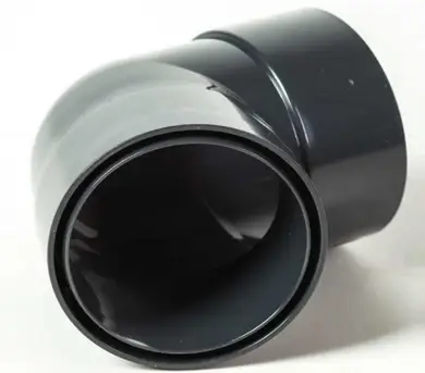Колено с двумя раструбами ProAqua система 125/90, 87,5° RAL 7016 Графитовый