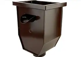 Зливна корзина 100 мм Galeco Stal система 150/100 RAL 8019 Темно-коричневий