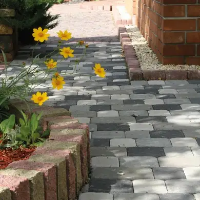 Тротуарна плитка Золотий Мандарин Стовпчик декоративний 250х175х150 Гірчичний