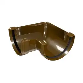 Кут ринви Regenau 90° система 125/100 RAL 8017 Коричневий