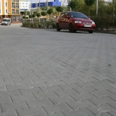 Тротуарна плитка Золотий Мандарин Подвійне Т 100 Жовтий фаска 200х160