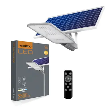 LED вуличний ліхтар автономний Videx 30W 5000K (VL-SLSO-305)