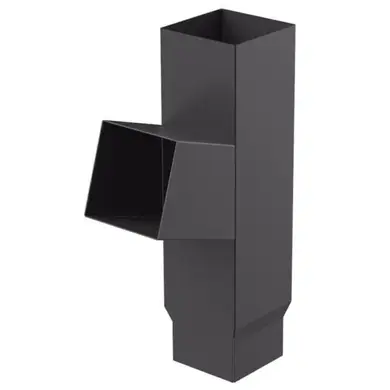 Трійник 72⁰ Galeco Stal² система 125/80x80 RAL 7015 Графітовий