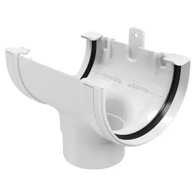 Воронка Regenau система 125/80 RAL 9010 Белый