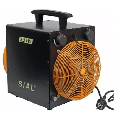 Гармата теплова SIAL D033-FT 3,3кВт, чорна