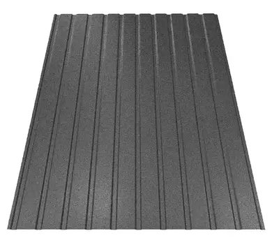Профнастил Будсервіс Т-07 Relief iceCrystal mat Thyssen krupp 0.50 mm RAL 9005 Чорний