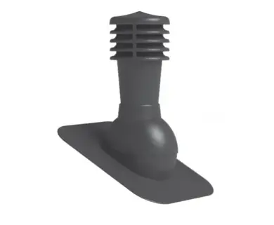 Вентиляційний вихід Krono-Plast KPG Ø125 для бітумної черепиці Графіт
