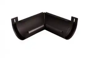 Кут внутрішній/зовнішній 135° Flamingo система 125/90 RAL 8019 Темно-коричневий