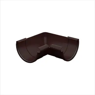 Кут внутрішній Galeco PVC система 130/80 90° RAL 8019 Темно-коричневий