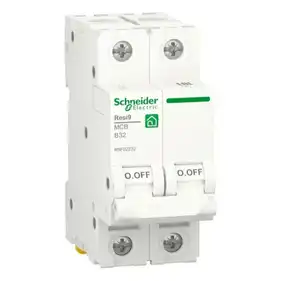 Автоматический выключатель Schneider Electric 2-п. RESI9 32A В (6kA) (C2)