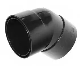 Коліно з двома розтрубами ProAqua система 125/90, 67,5° RAL 9005 Чорний