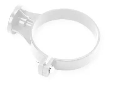 Кронштейн труби Galeco PVC система 130/100 RAL 9010 Білий