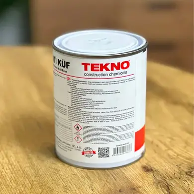 Краска против плесени блокирующая TEKNO Tekno Anti Kuf 1 кг, Белая