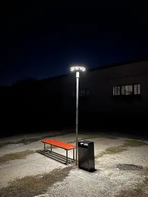 LED светильник автономный парковый Videx 1400Lm Сенсорный (VL-GLSO-1254-S)