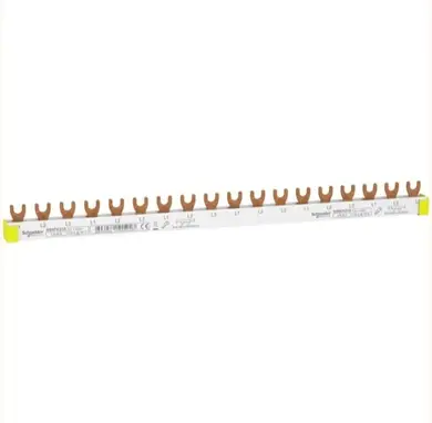 Шина питания Schneider Electric Acti9 3L, 18 мм, 18 модулей, 63 A
