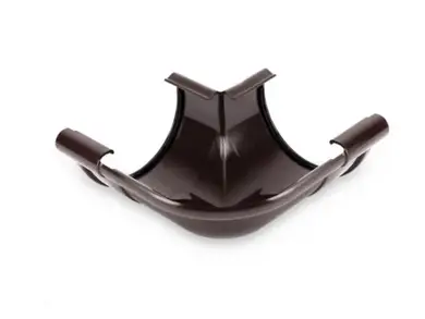 Кут зовнішній Galeco PVC система 150/100 90° RAL 8019 Темно-коричневий