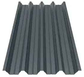 Профнастил Будсервис Т-57 Relief iceCrystal mat Thyssen krupp 0.50 mm RAL 7016 Графит