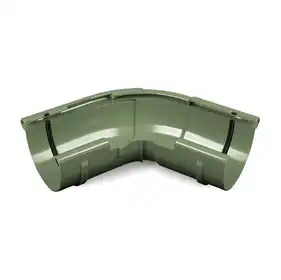 Кут зовнішній регульований BRYZA система 125/90, 120°-145° Зелений RAL 6020 (62-275)
