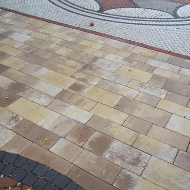 Тротуарна плитка Золотий Мандарин Паттерн 80 Каприано фаска комплект каменів